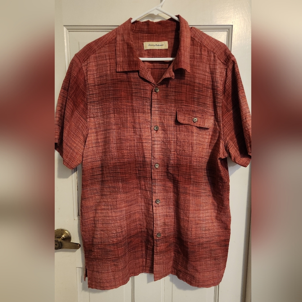 Tommy Bahama Men's Silk Blend Camp Shirt , Size XL
